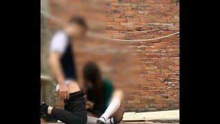Two horny students screw each other massively behind an old building. The most realistic student's sex Enjoying the entire sexual drive